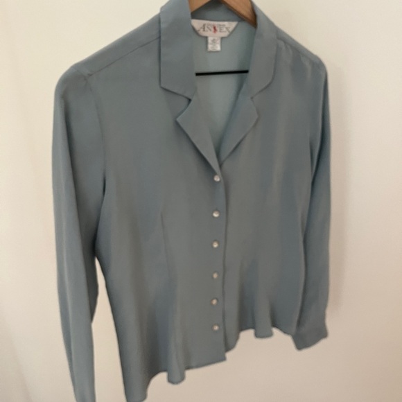 Vintage Casual Corner Annex Light Blue Button-Down Shirt - Picture 5 of 5